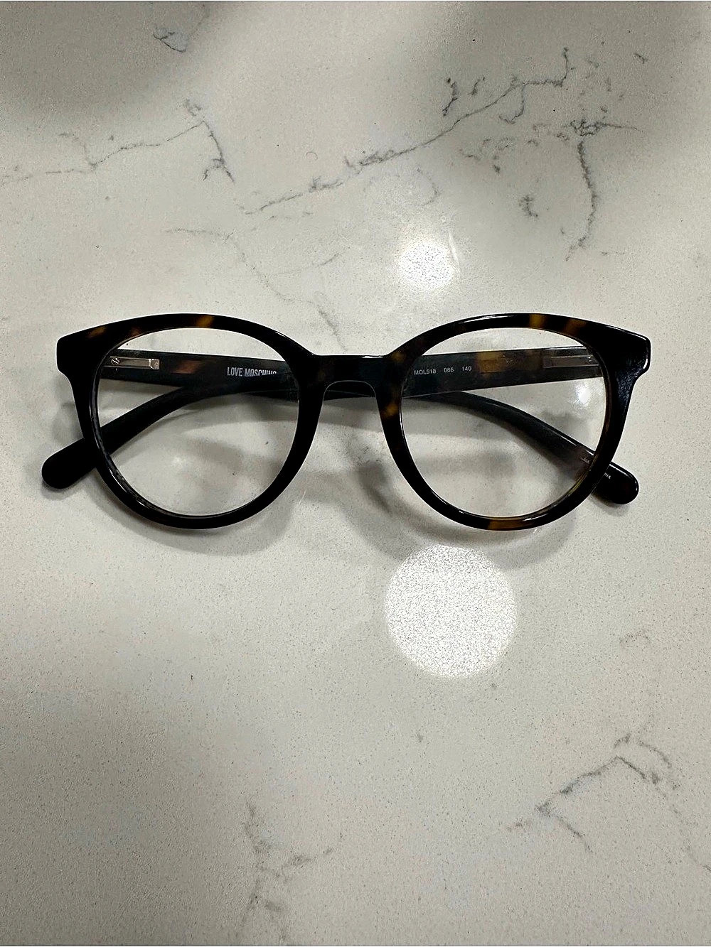 Love Moschino MOL359 Eyeglasses MOL359 Black & Brown Tortoiseshell Glasses